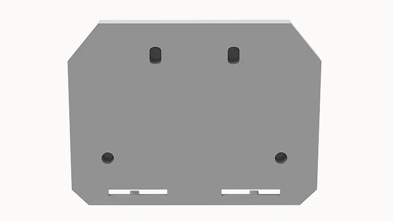Торцевая крышка D-WS16-SD-01P-11 - Торцевая крышка, для клемм WS16-SD..., цвет: серый