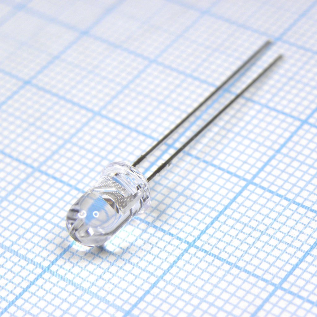 L-7113SEC - Светодиод 5мм/оранжевый/601нм/650-2500мкд/прозрачный/20°