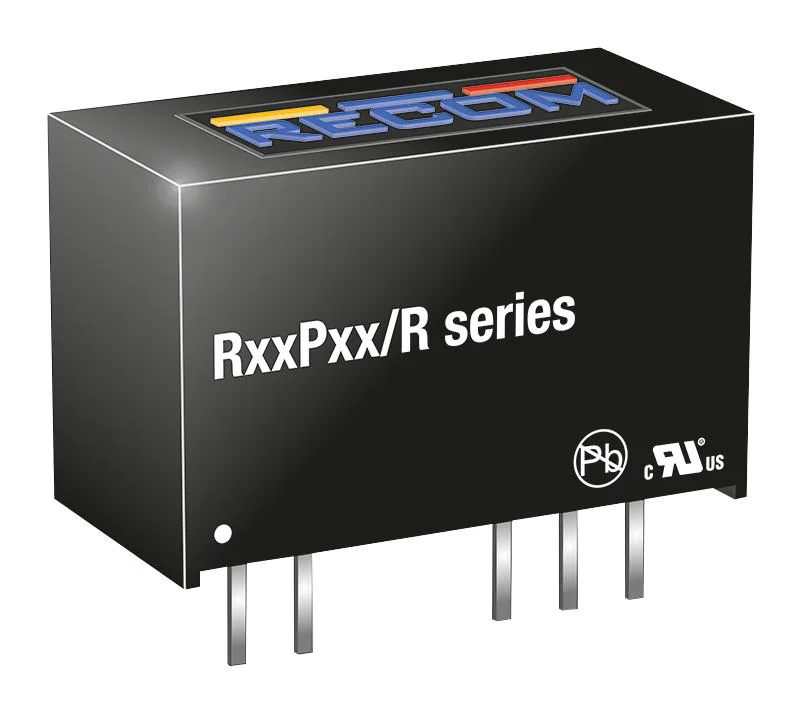 R05P05S/R8 - Преобразователь DC/DC на печатную плату вход 5В выход 5В 0.2A 1Вт 4-Pin SIP модуль туба