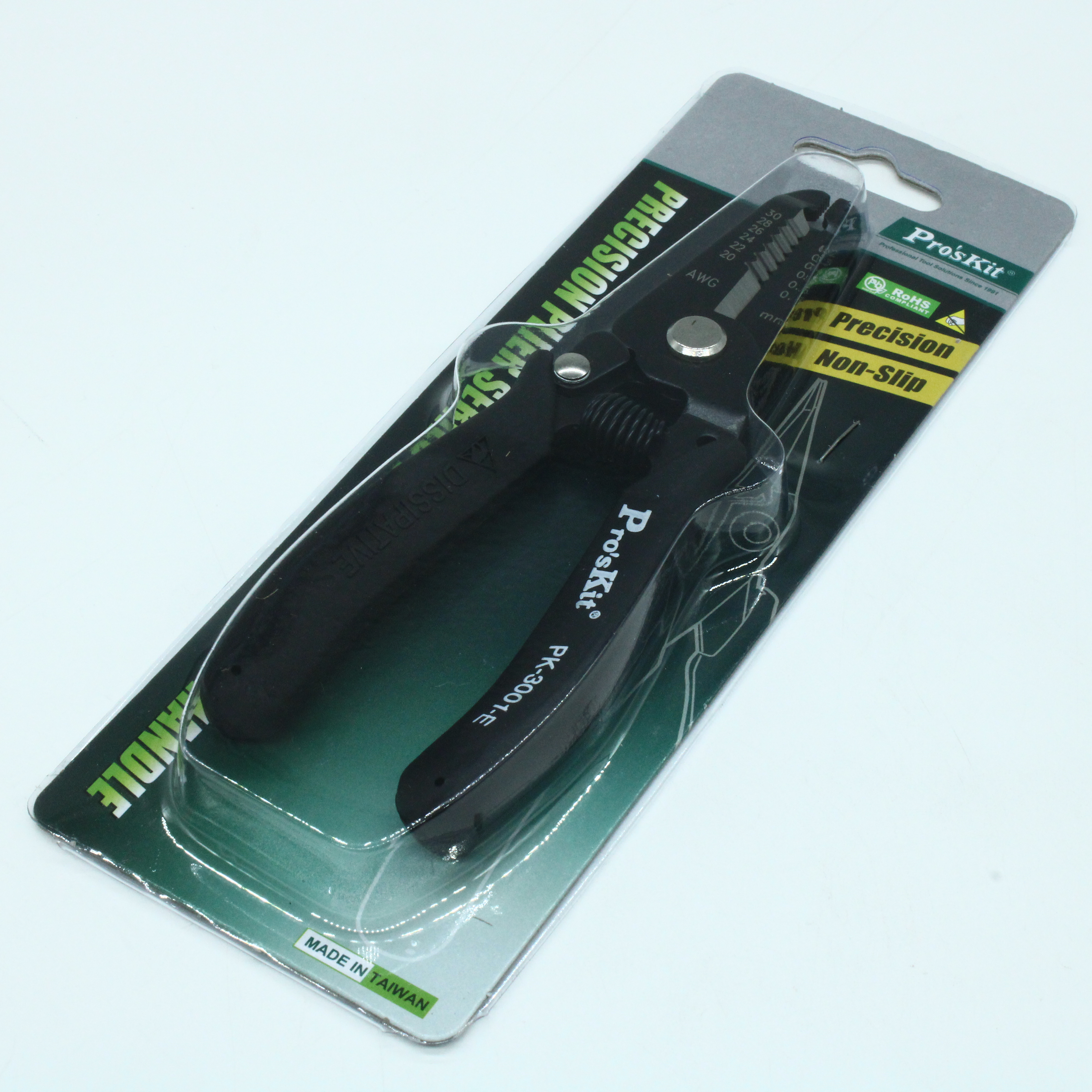 1PK-3001E - Клещи для зачистки тонких проводов от 0.2 до 0.8 мм2.