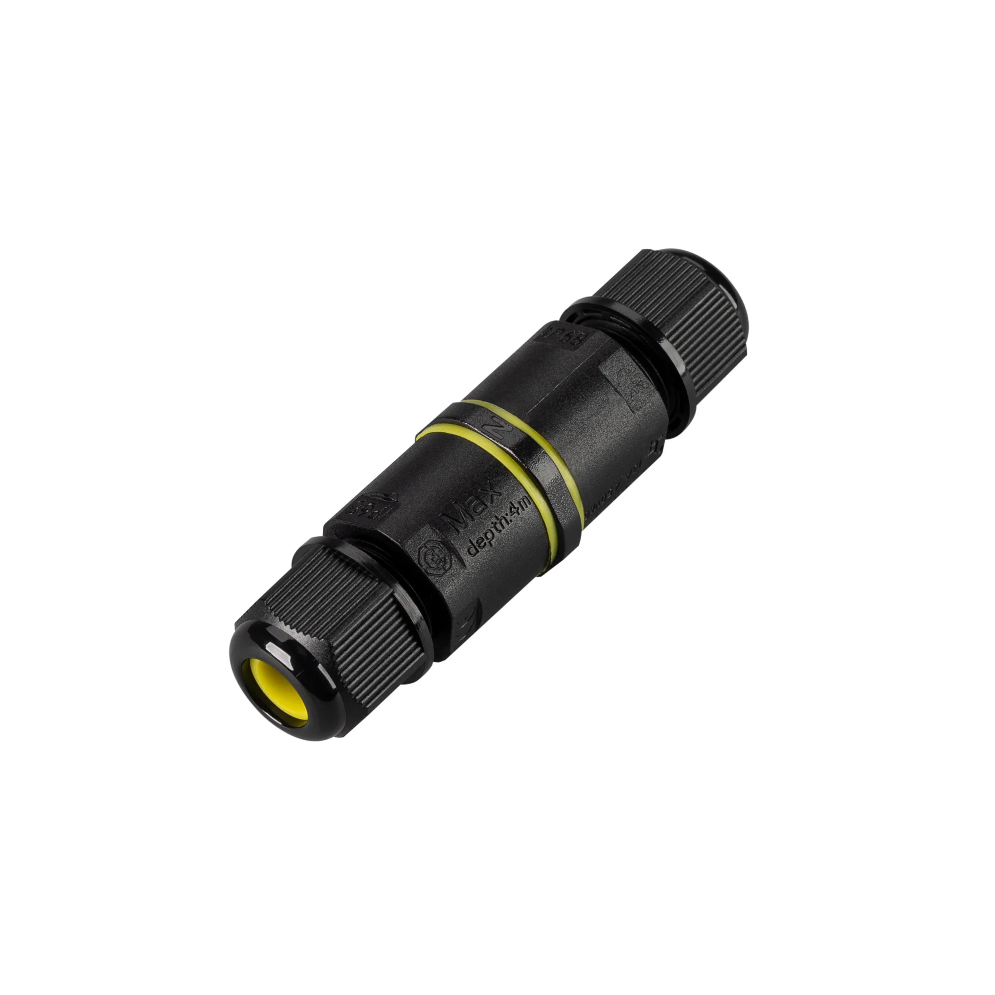 Коннектор NEO-GERM-2pin-WTW (4-8mm) 030757 - Коннектор пластиковый двухконтактный для соединения проводов диаметром 4-8 мм, сечением 0,5-0,75 мм2. Номинальный ток 16 А. Номинальное напряжение 450 В. Степень защиты IP68. Рабочая температура -20 +80°С. Подк