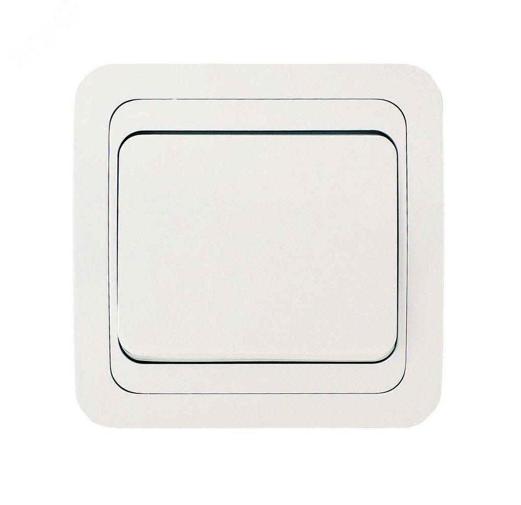 Выключатель 1-кл. СП Mimoza 10А IP20 бел./бел. 12001