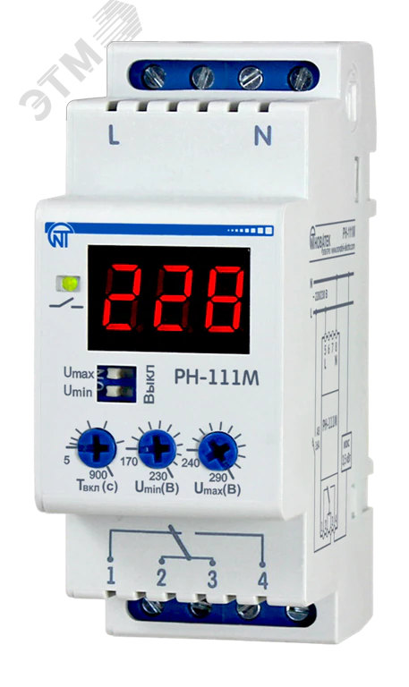 Реле напряжения РН-111М 1ф 3425601111