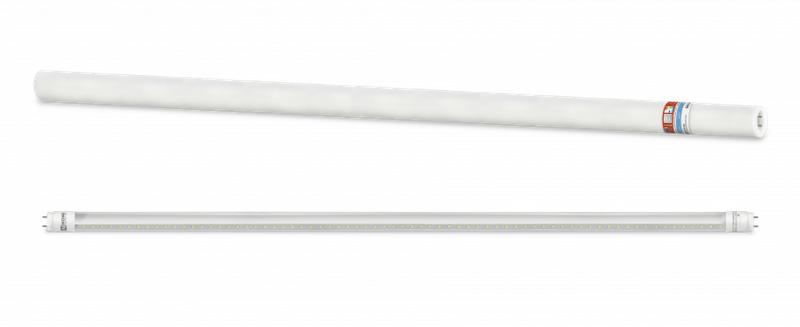 Лампа светодиодная LED-T8-П-PRO 20Вт трубчатая с двухсторонним цоколем прозрачная 6500К холод. бел. G13 2000лм 230В 1200мм неповоротн. 4690612031002