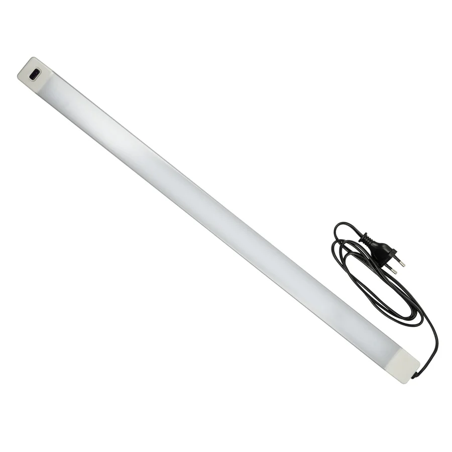 Светильник светодиодный для мебели. LI-F45-9W/4500K/DIM SENSOR IP20 SILVER 600х35х16мм 600Lm