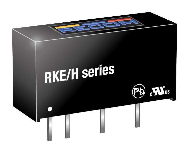 RKE-0505S/H - Isolated DC/DC Converters 1W 05VIN 05VOUT200mA THT