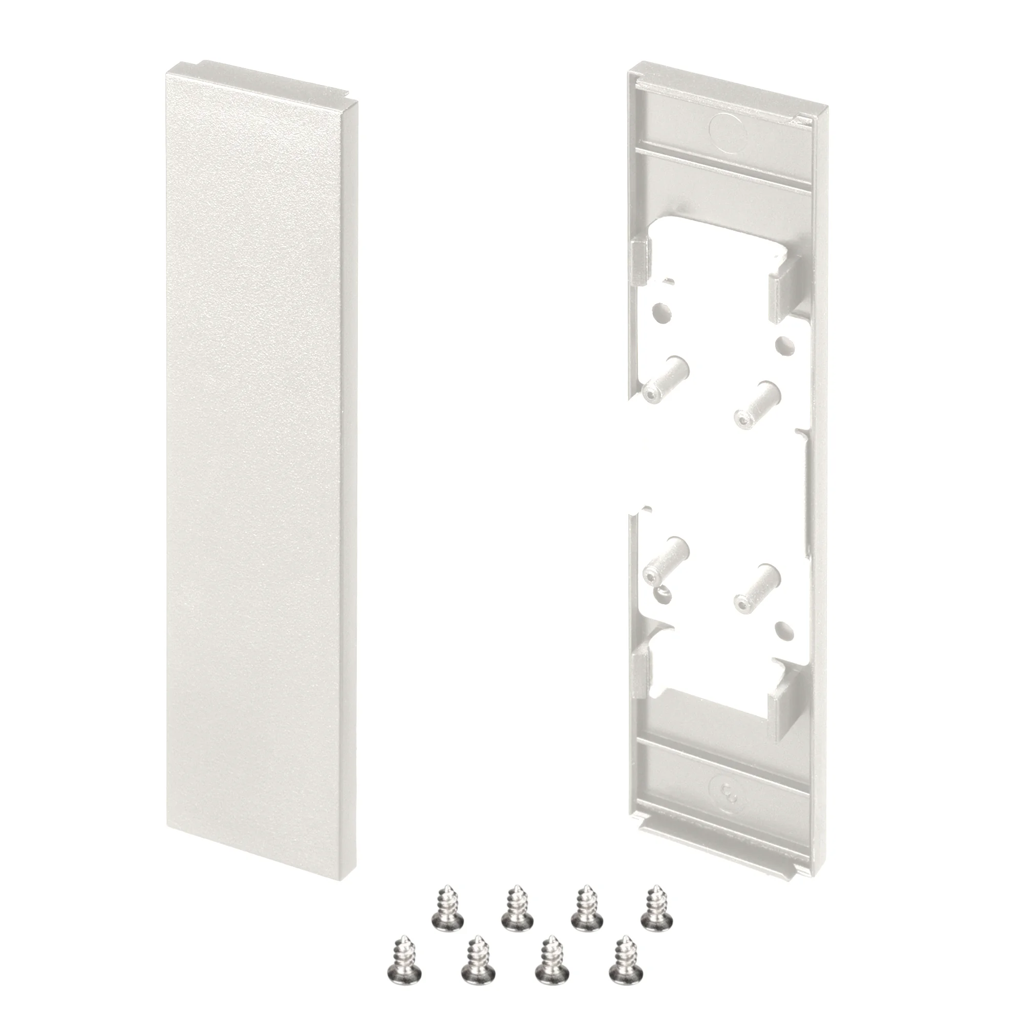Заглушка SL-LINE-25100-DUAL WHITE глухая 043125 - Пара заглушек белого цвета (без отверстия) для профиля SL-LINE-25100-DUAL-2500 WHITE. В комплекте 2 заглушки. Цена за комплект.