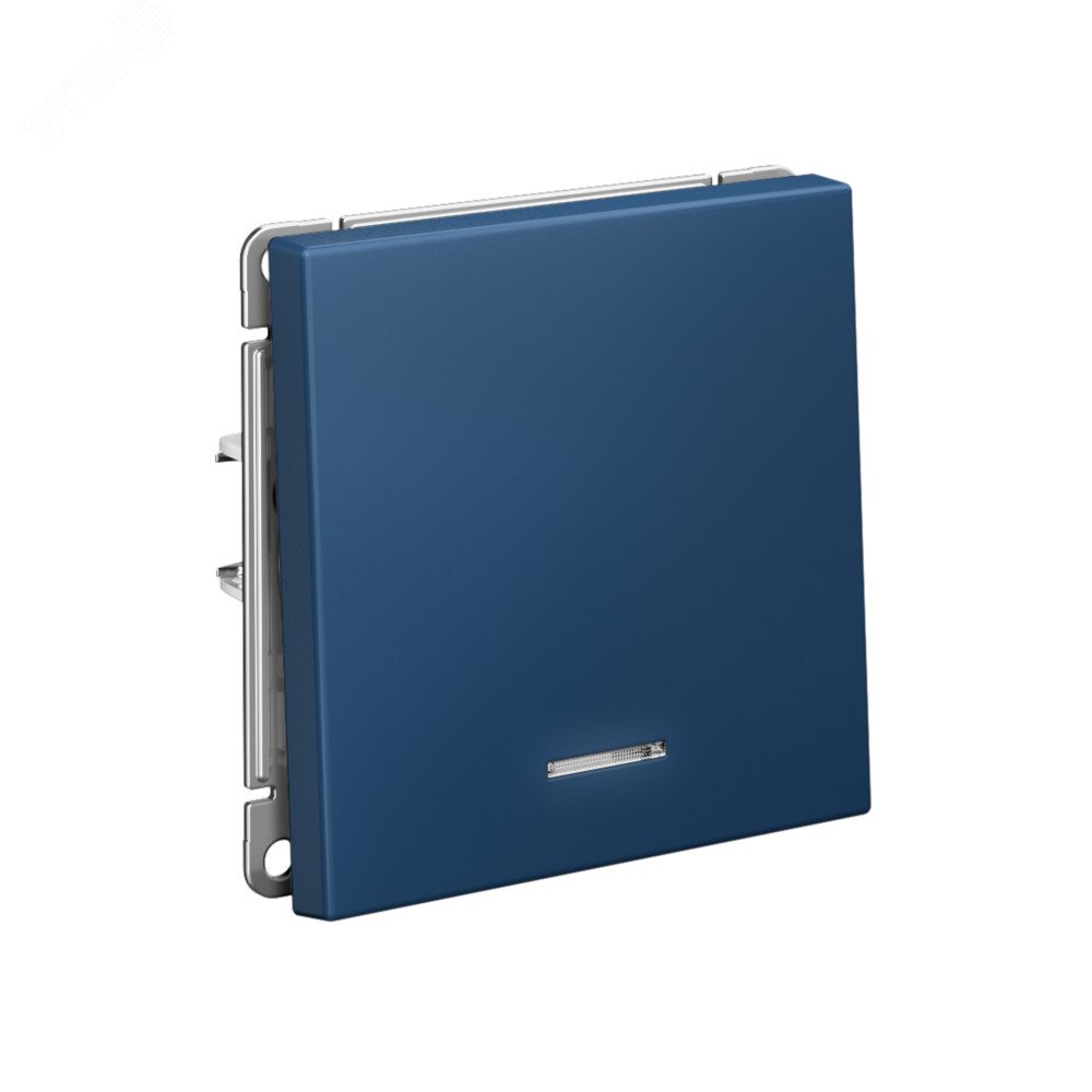 Выключатель 1-кл. ArtGallery (сх. 1а) 10AX с подсветкой механизм аквамарин SE GAL001113