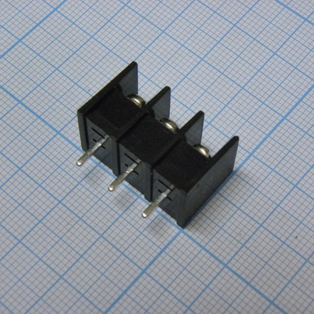 DG25C-B-03P-13-00A(H) - Барьерный клеммный блок 3 контакта. Серия DG25C-B