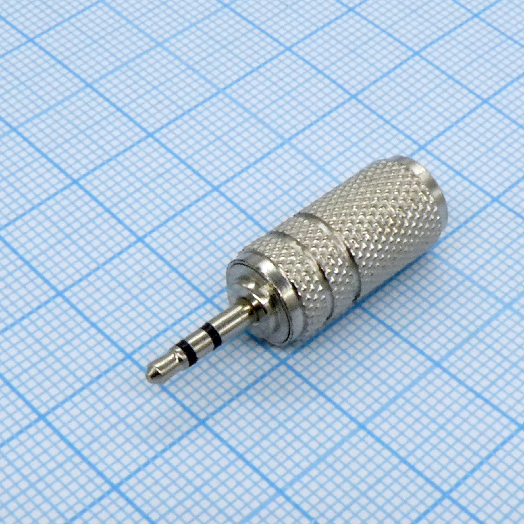 AD TRS штекер 2,5 -  TRS гнездо 3,5 мет - стерео штекер 2.5 - стерео гнездо 3.5