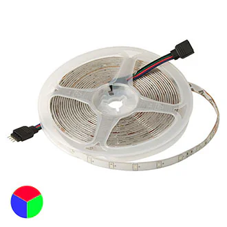 2835 300LED IP65 12V RGB - LED-лента/ RGB красный, зеленый, синий/ 60LED на метр/ U=12V/ 4 Вт на метр/ влагозащитная