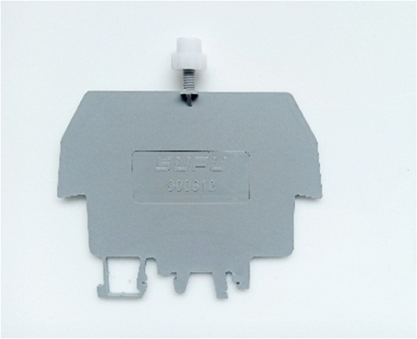 Держатель профиля 900612 - Держатель защитного профиля, тип монтажа: DIN35, с возможностью пломбировки, цвет: серый