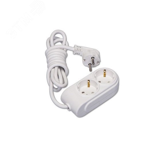 Удлинитель 2х5м с заземл. 16А IP20 защ. шторки N2210063