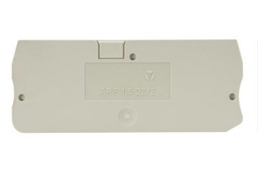 Крышка бок. APF 1,5 D2/2 - Крышка боковая, для клемм WKF 1,5 D2/2..., цвет: серый