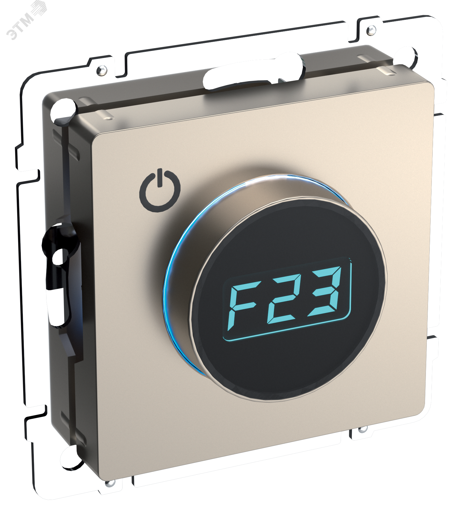 BRITE Термостат электронный с инд. ТС10-1-БрШ шамп. BR-RT11-K37