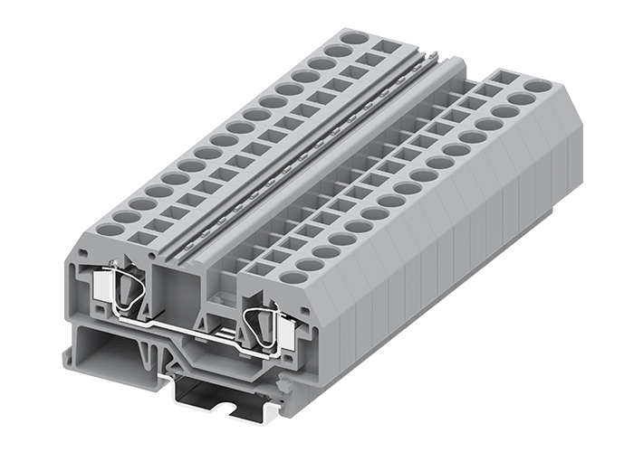 Проходная клемма 206921 - Проходная клемма, TA6, тип фиксации провода: пружинный, номинальное сечение: 6 мм кв., 41A, 800V, ширина: 8 мм, цвет: серый, тип монтажа: DIN 35