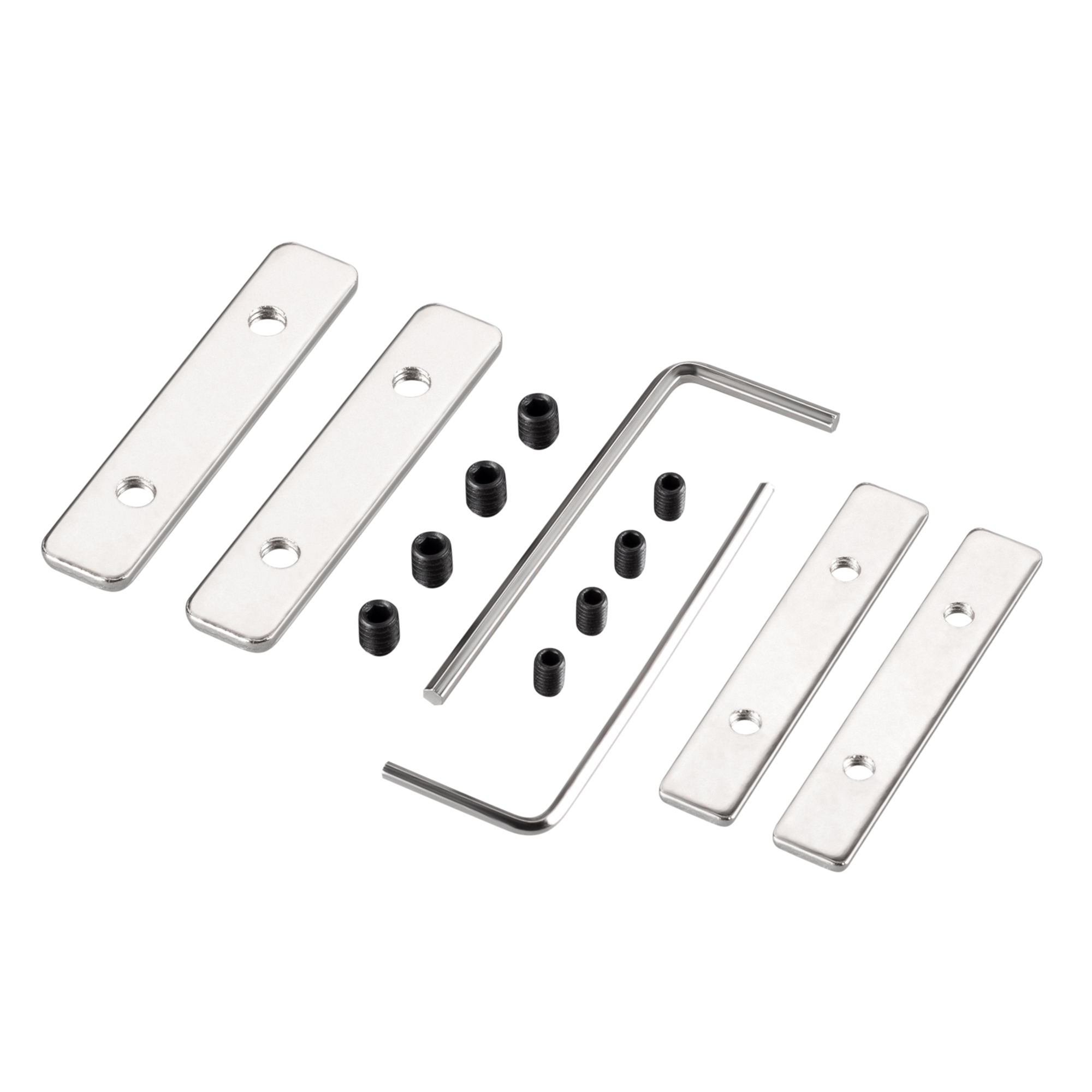 Соединитель профиля LINE-6070-180 Set 046861 - Прямой коннектор для соединения 2-х отрезков профиля SL-LINE-6070. Устанавливается в паз. В комплекте: соединитель внутренний - 2 шт.,  соединитель внешний - 2 шт., винт - 8 шт., шестигранный ключ - 1 шт. Цен
