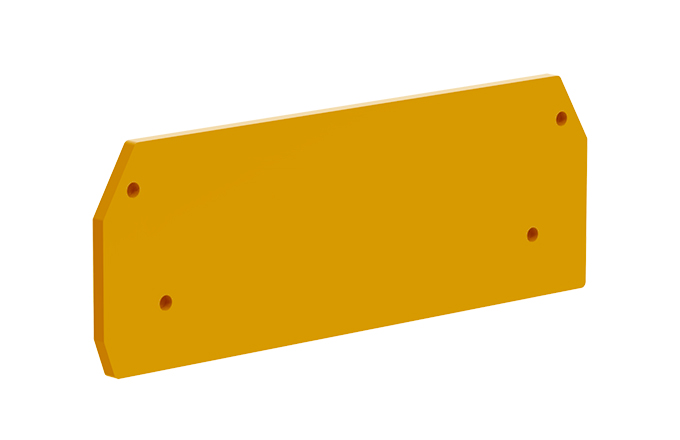 Торцевая крышка 216152 - Торцевая крышка для клемм TA16-…-2, цвет: оранжевый