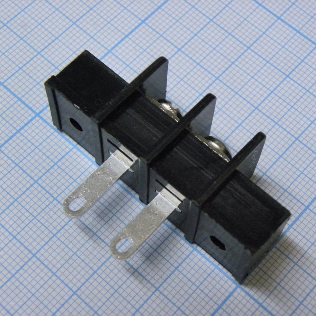 DG65H-A-02P-13-00A(H) - Барьерный клеммный блок 2 контакта. Серия DG65H-A