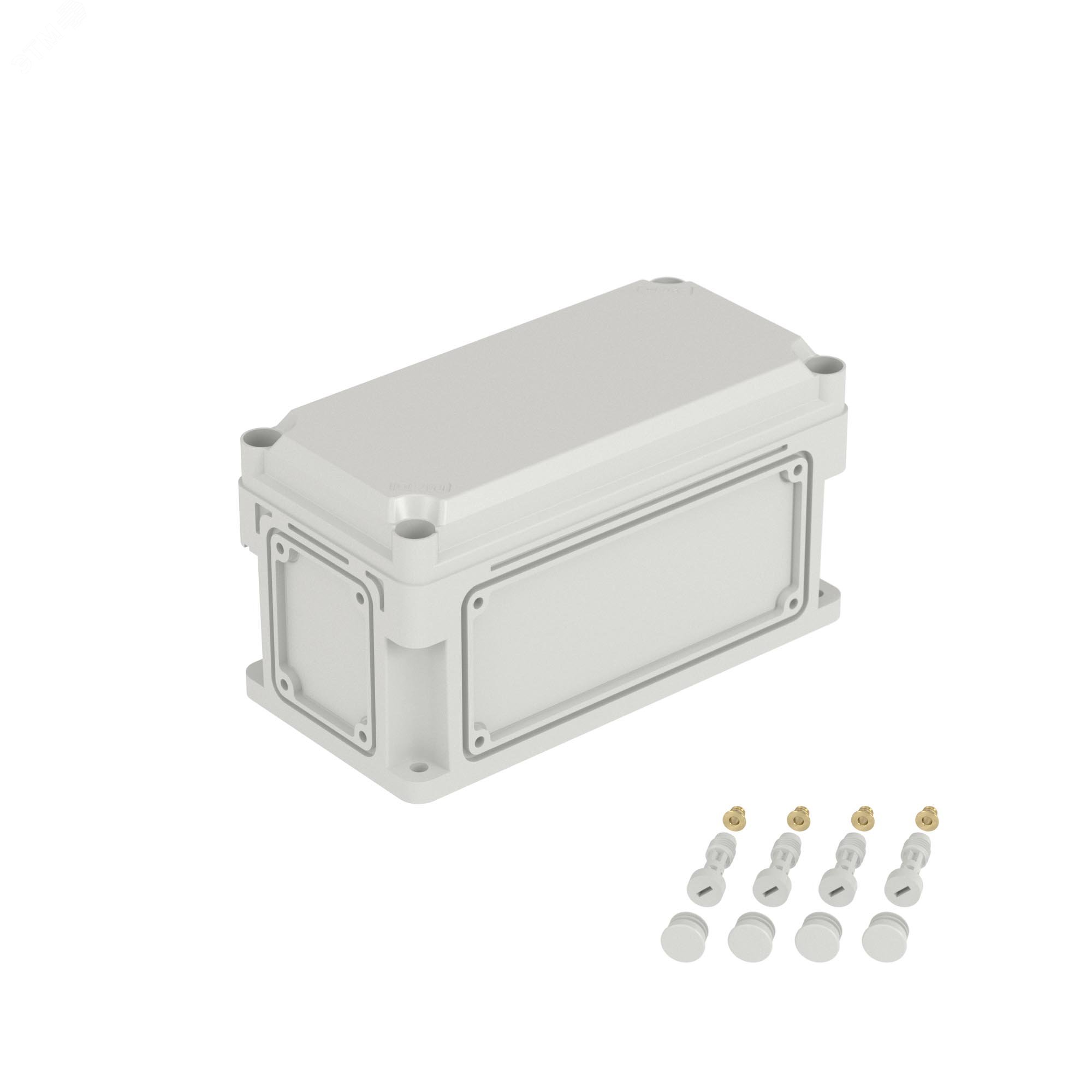Корпус RAM box без МП 300х150х160 мм, с фланцами, непрозрачная крышка высотой 35 мм, IP67 531310