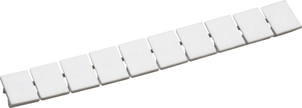 CA509/K5WHT - Маркировка для клемм шириной 5 мм, размер шильдика: 9,5*4,5 мм, 10 шильдиков, цвет: белый, чистая, упаковка 100 шт.