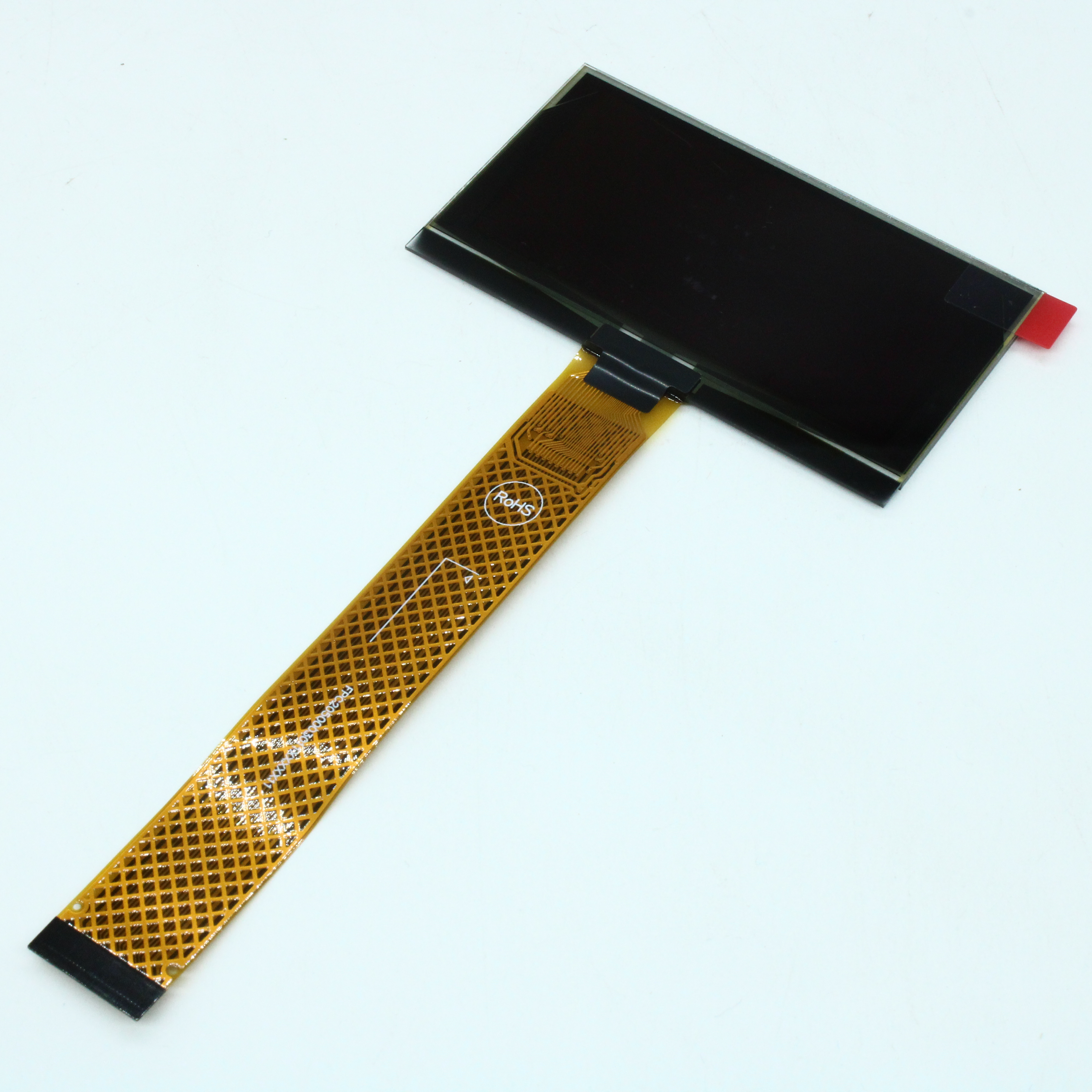 WEO012864QWPP3N00000 - OLED 2.7" графический, 128х64, COG, белый, интерф. 6800,8080,SPI,I2C, driver SSD1309ZC, VDD 3В, -40 ... 80 C