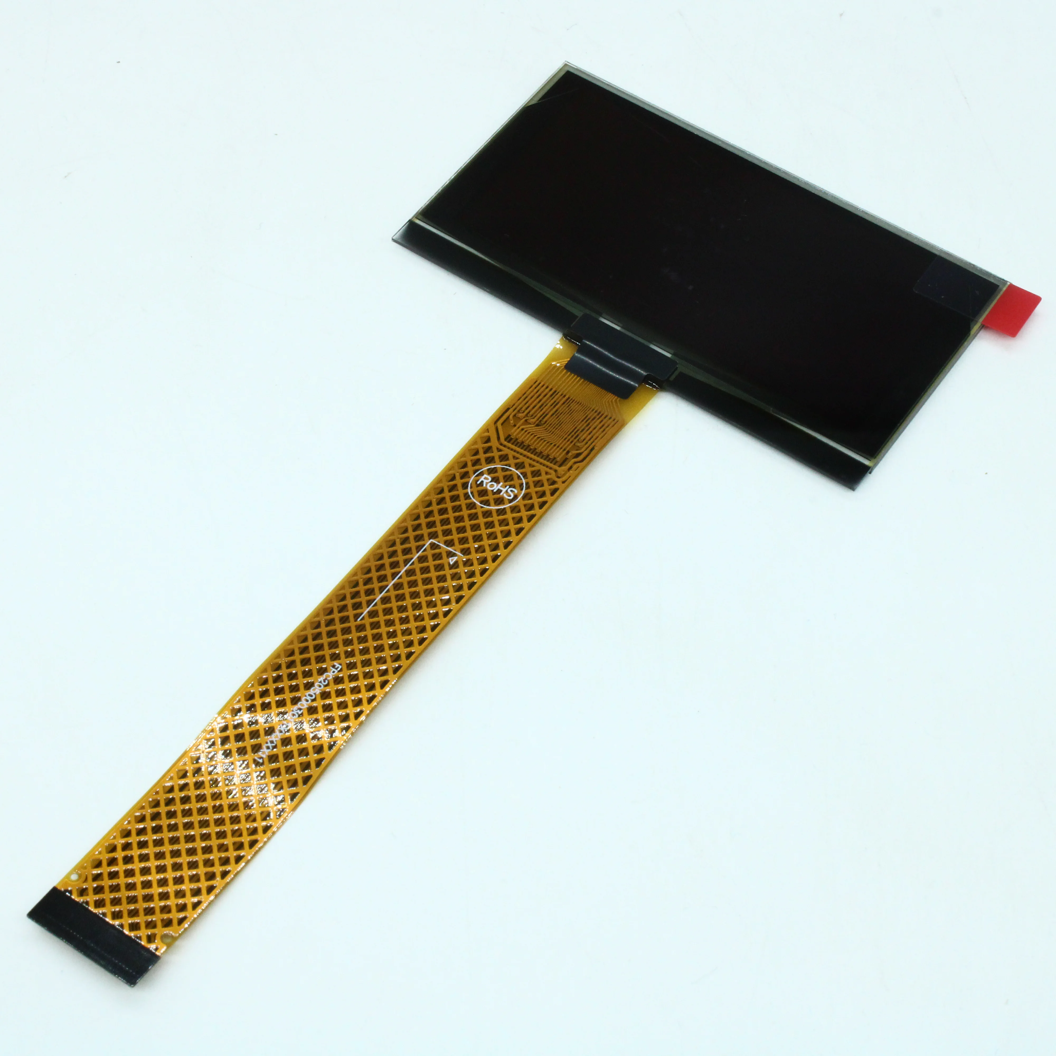 WEO012864QWPP3N00000 - OLED 2.7" графический, 128х64, COG, белый, интерф. 6800,8080,SPI,I2C, driver SSD1309ZC, VDD 3В, -40 ... 80 C