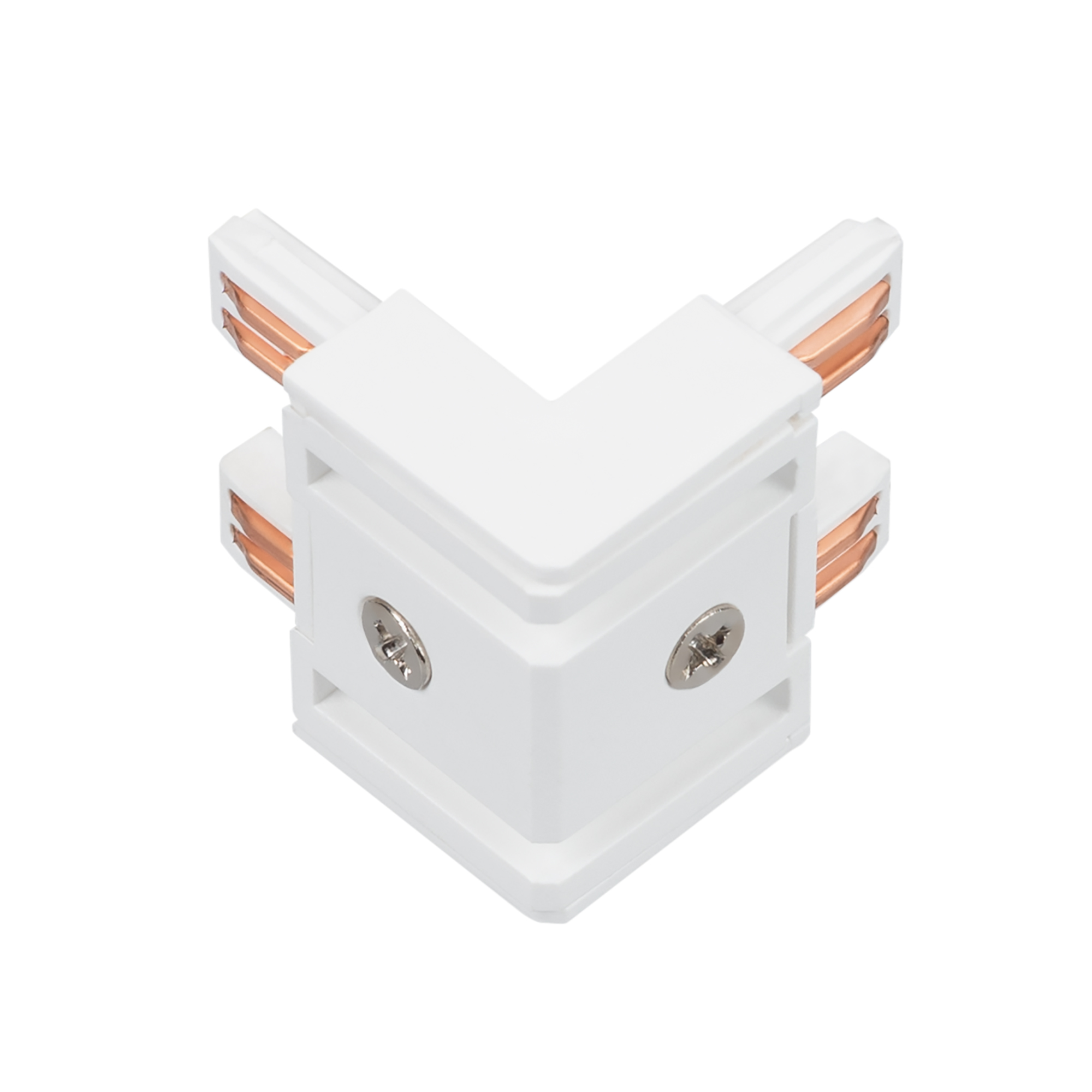 Коннектор угловой MAG-VIBE-CON-L90-INT-POWER (WH, внутренний) 044507 - Угловой коннектор для электрического соединения треков MAG-VIBE между собой. Без возможности подвода питания. Габариты: 27x27x7,8мм.