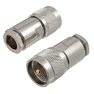 UHF-S213P - Разъем высокочастотный штекер UHF, пайка на кабель RG213