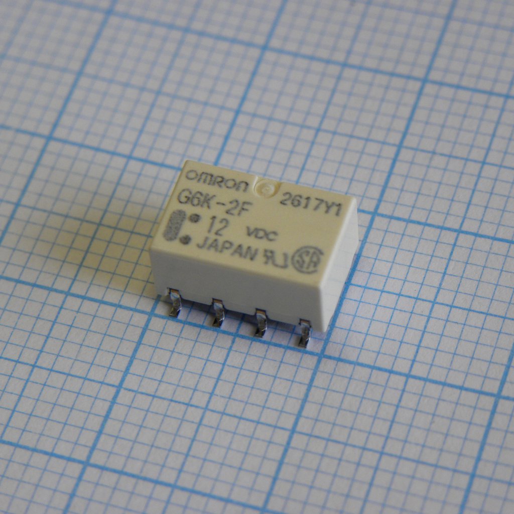 G6K-2F-12DC - SIGNAL RELAY 12V 1A 2NO SMT