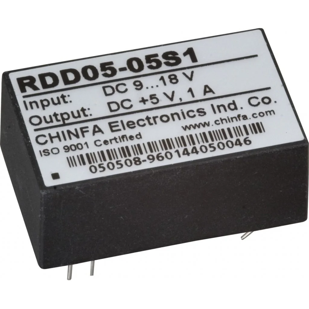 RDD05-12S3 - Преобразователь DC/DC, 6Вт, Uвх=35…75В, вых.12В/500мА, изоляция 1500В DC, 32х20х12.7мм, -25°С…+71°С