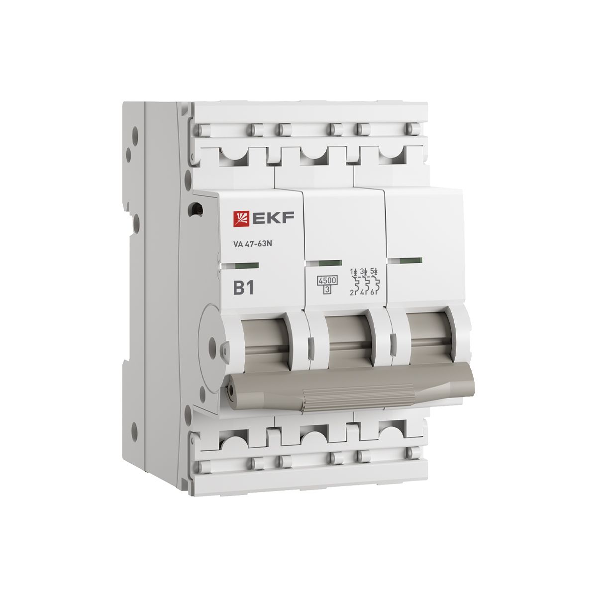 Автоматический выключатель ВА 47-63N 3P 1А (В) 4,5 кА PROXIMA EKF M634301B