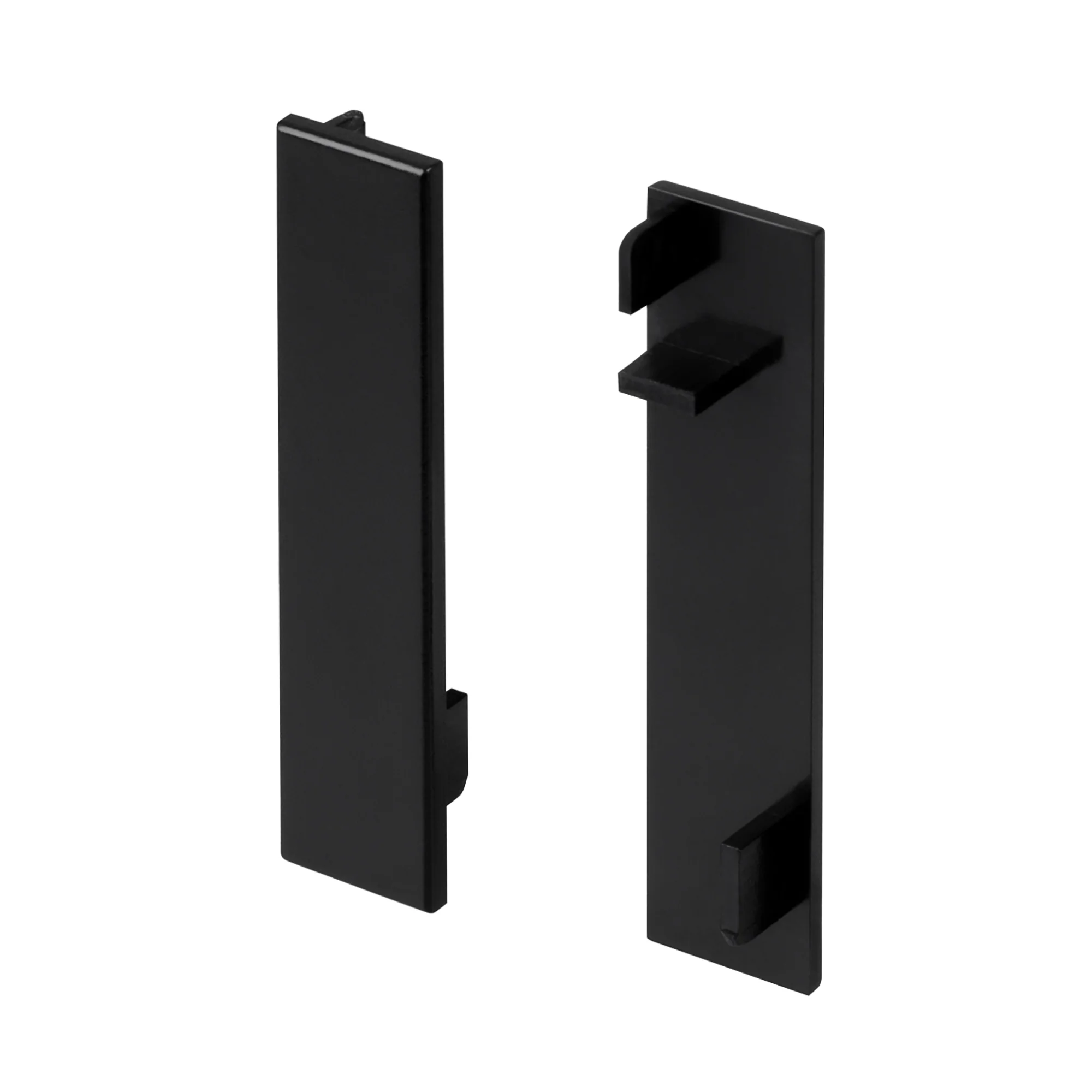 Заглушка PLINTUS-H54B BLACK 046166 - Пара глухих заглушек для профиля PLINTUS-H54B черного цвета. Материал пластик.  В комплекте 2 шт., цена за 1 комплект.