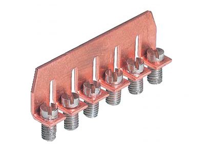 Соед. мостик 9703/5-6 - Соединительная перемычка, винтовая, не изолированная, 6 полюсов, для клемм: 9700 A/5
