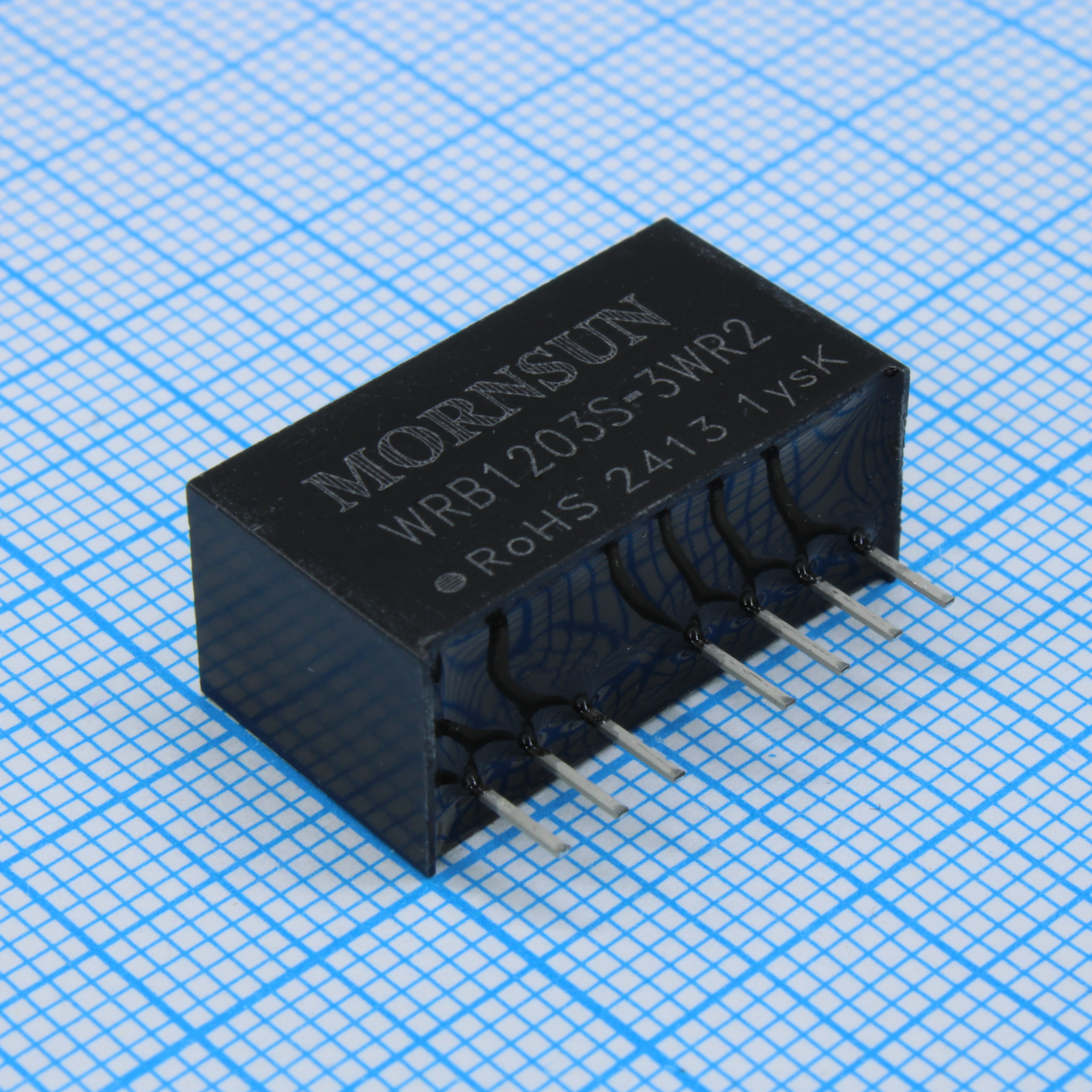 WRB1203S-3WR2 - Преобразователь DC/DC 3 Вт, вход 9...18 В, выход 3.3 В/0.758 А