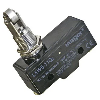 LXW5-11Q-2 - Микропереключатель концевой с роликовым толкателем, ON-(ON)  15 A, 250 В