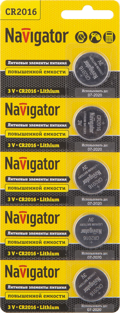 Батарейка NBT-CR2016-BP5