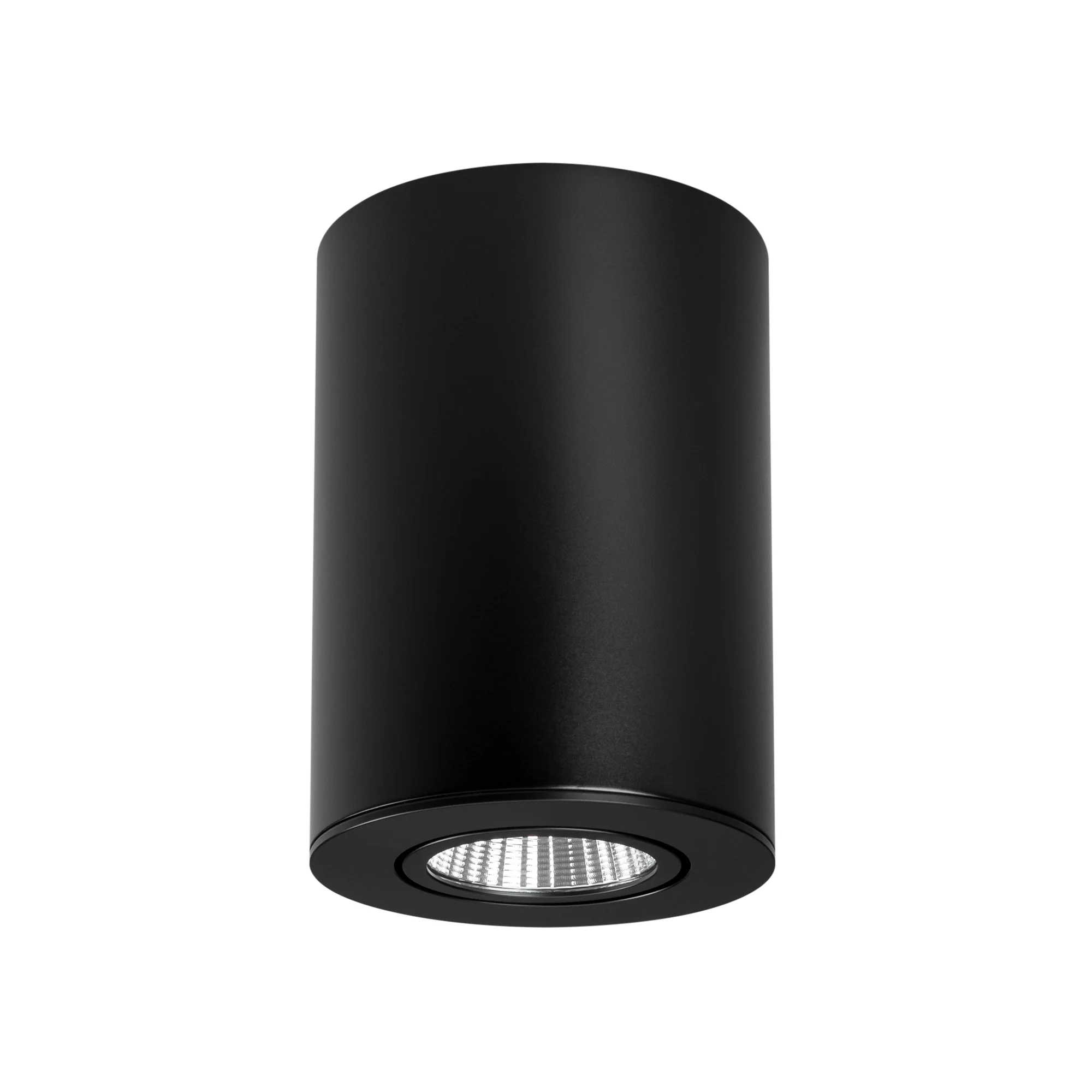 Светильник SP-FOCUS-R90-9W Warm3000 (BK, 24 deg, 230V) 029531 - Накладной светильник 9Вт, черный корпус цилиндр. Цвет ТЕПЛЫЙ 3000K, св.поток 720-810лм, CRI(Ra)>80, наклоняемая ось, угол 24°. Размер Ф90x126 мм. Питание AC 180-240V, 9Вт, встроенный драйвер 