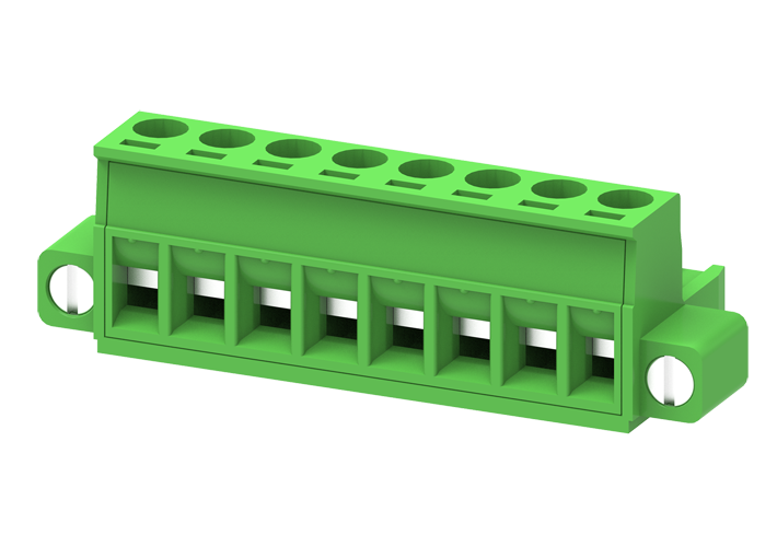 Розеточный разъем на кабель MC-RB5.0H14C-K-0001 - Розеточный разъем, прямой, на кабель, шаг: 5.0 мм, 14 полюсов, фиксация провода винтовая, исполнение: с монтажными фланцами, 320V, 18A, цвет: зеленый Розеточный разъем на кабель MC-RB5.0H14C-K-0001 - Розеточный разъем, прямой, на кабель, шаг: 5.0 мм, 14 полюсов, фиксация провода винтовая, исполнение: с монтажными фланцами, 320V, 18A, цвет: зеленый