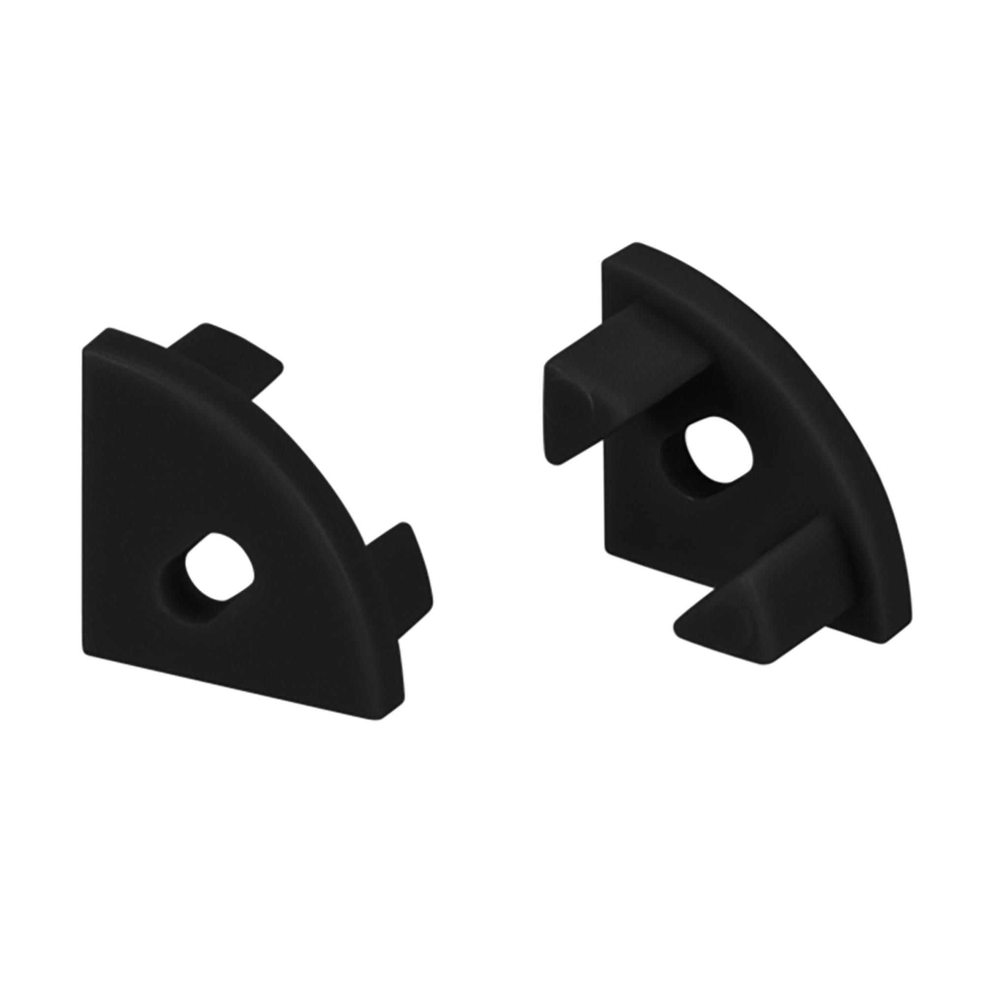 Заглушка SL-KANT-H11 BLACK c отверстием 044090 - Пара заглушек с отверстиемдля профиля SL-KANT-H11 BLACK. Цвет - черный. В комплекте 2 заглушки. Цена за комплект.