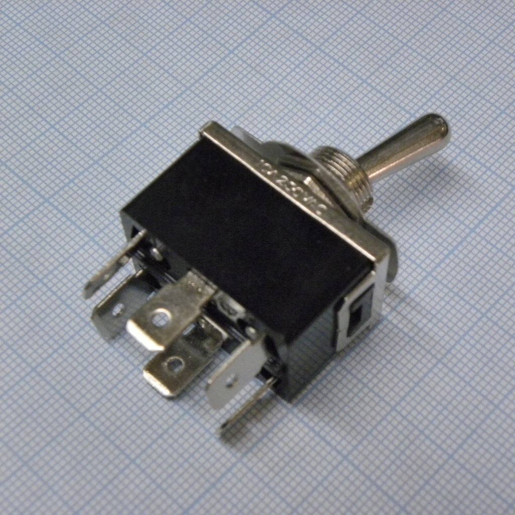 KN3(C)-202AP-B2 - Тумблер ON-ON  2 группы контактов - клеммы