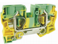 Заземляющая клемма UJ5-35JDE - Заземляющая клемма, серия E, тип фиксации провода: пружинный, номинальное сечение: 35 мм кв., ширина: 16,2 мм, цвет: желто-зеленый, стандарт GB/T14048.1, тип монтажа: DIN 35