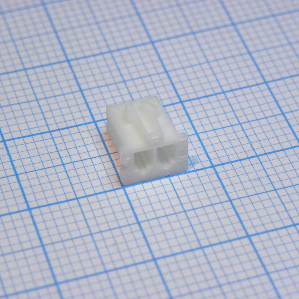 XHP-2 - Серия XH. Корпус разъема - розетка на кабель 2 контакта, шаг 2.5мм / требуются контакты T-DS1069-SC600