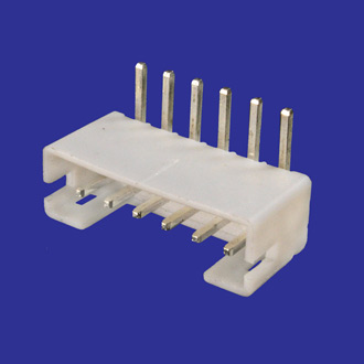 WB-06R (MW-6MR)   PITCH 2.00 М - Разъем питания 6 контактов, вилка угловая на плату, шаг 2,00мм