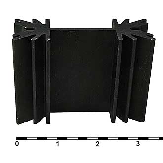 BLA024-25    (HS 205-25) - Охладитель 12*34*25, алюминий