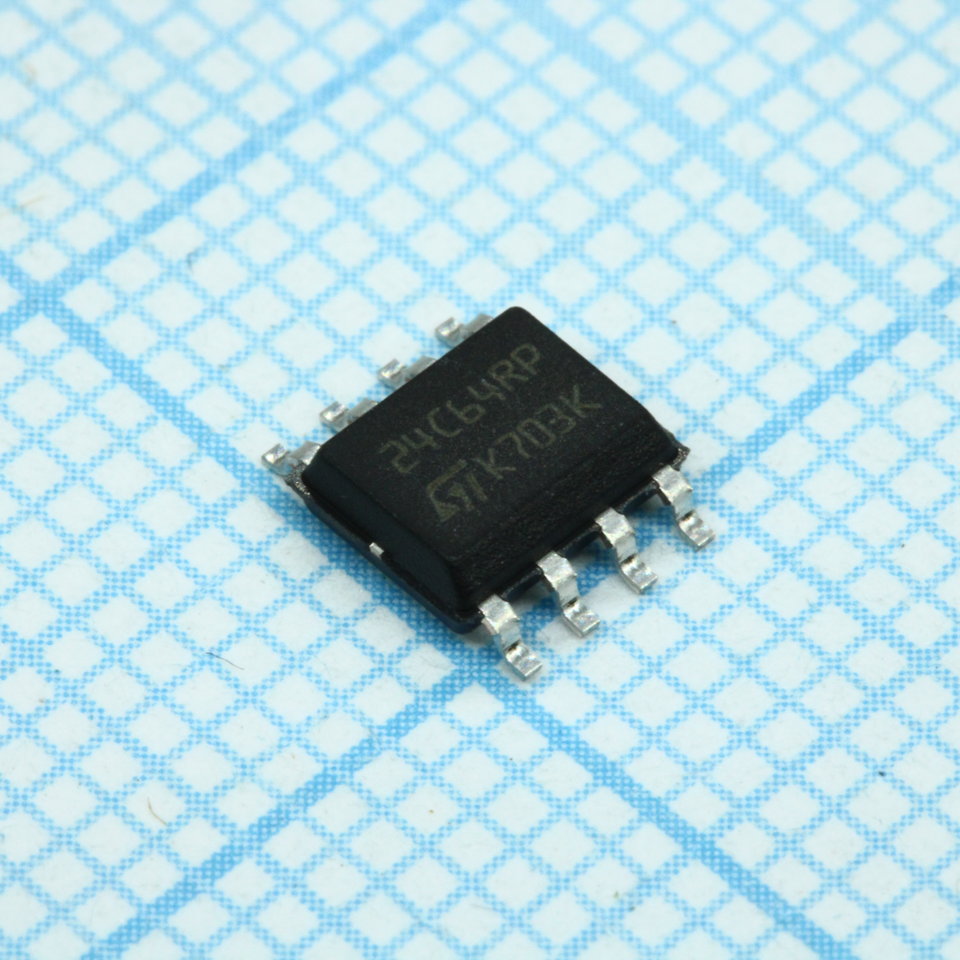 M24C64-RMN6TP - Энергонезависимое ППЗУ 64К-бит 400КГц 8SO