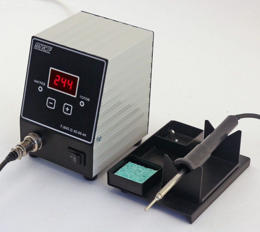 Паяльная станция Магистр Ц20 микро 18Вт 220В - Цифровая паяльная станция Магистр Ц20 микро 18Вт