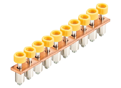 Соед. мостик IVB WK 4/DEU-10 - Соединительная перемычка, винтовая, изолированная, 10 полюса, для клемм: WK 4/DEU