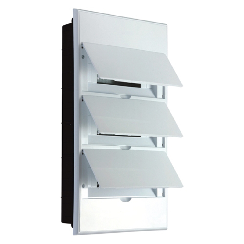 Бокс пластиковый ЩРВ-П-36 IP41 белый (белая дверца) KR-11-0237