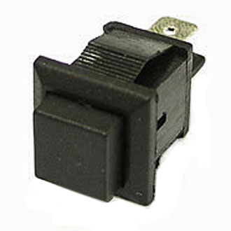 PBS-15B OFF-(ON) ЧЕРНЫЙ - Кнопочный переключатель PBS-15B, OFF-ON, черный